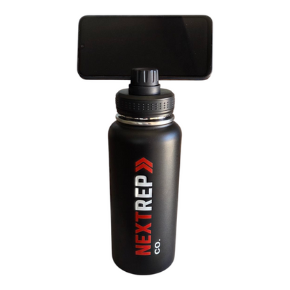 32oz Water Bottle With Magnetic O-Ring/Phone Holder