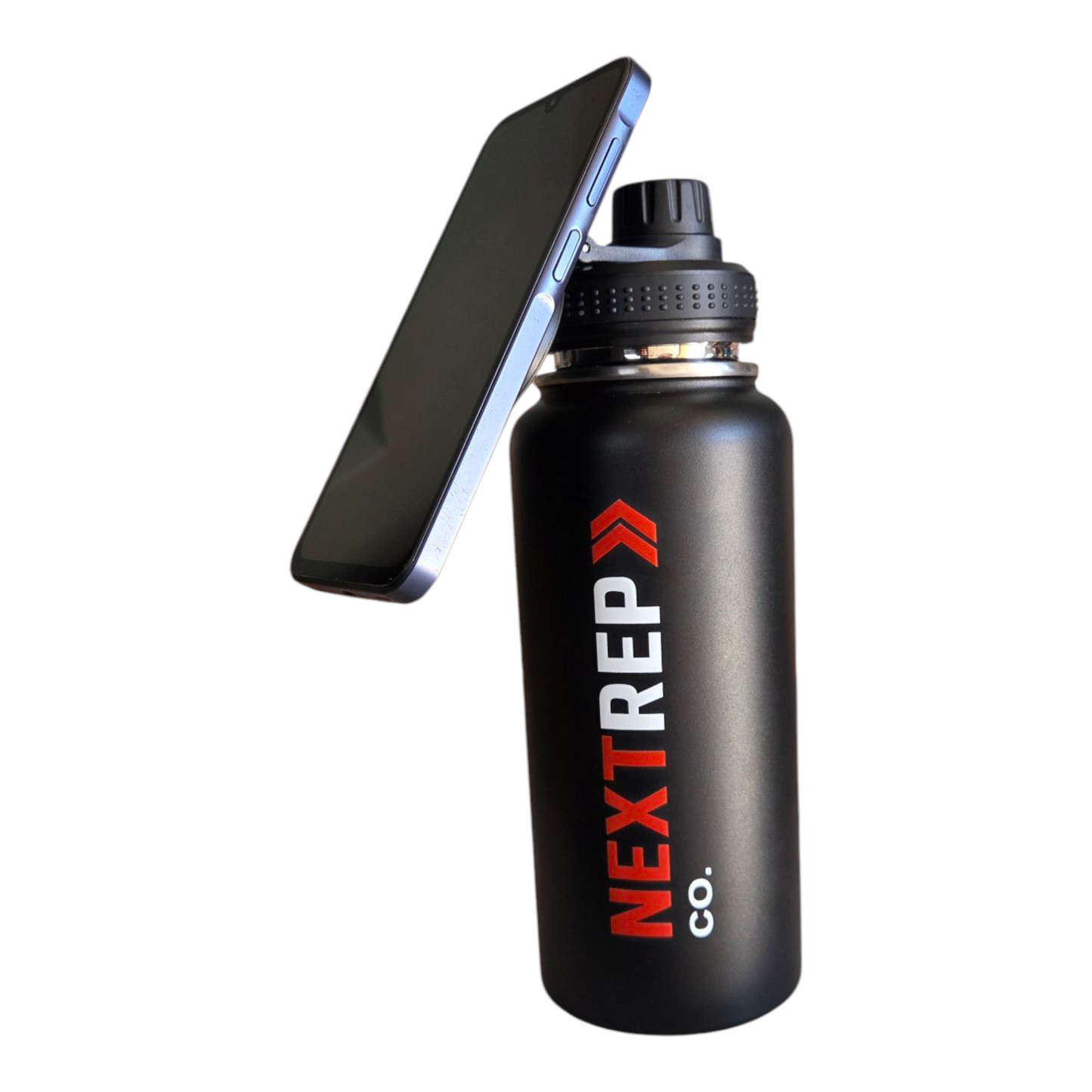 32oz Water Bottle With Magnetic O-Ring/Phone Holder