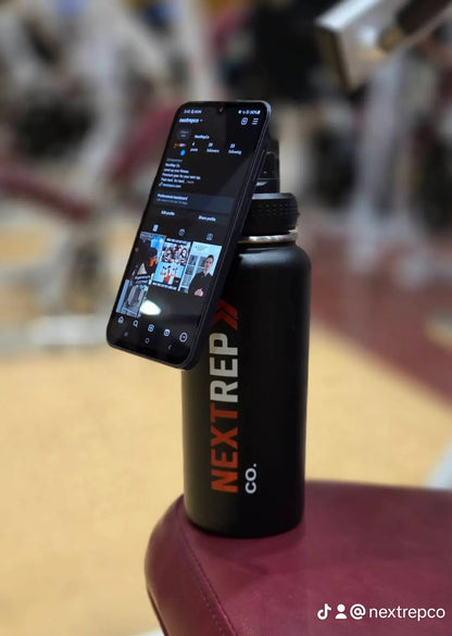 32oz Water Bottle With Magnetic O-Ring/Phone Holder